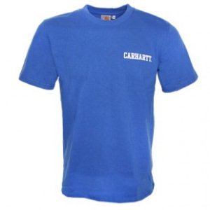 Carhartt T-Shirt | Carhartt College Script Ss T Shirt - Alpine White