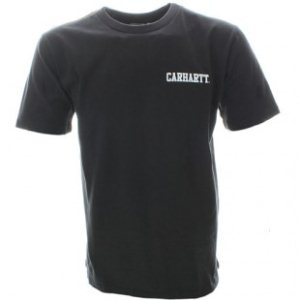 Carhartt T-Shirt | Carhartt College Script Ss T Shirt - Black White