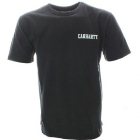 Carhartt T-Shirt | Carhartt College Script Ss T Shirt - Black White