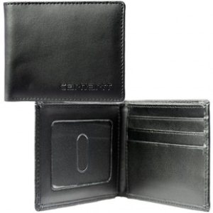 Carhartt Wallet | Carhartt Card Leather Wallet - Black