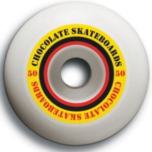 Chocolate Wheels | Chocolate Finish Line 50Mm Wheel Four Pack - White