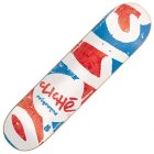 Cliche Deck | Cliche Press Pg Skateboard Deck - Red Blue