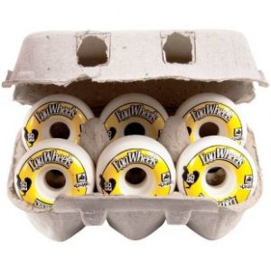 Cliche Wheels | Cliche Egg Carton 6 Pack 50Mm Wheels - Yellow