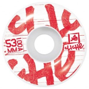 Cliche Wheels | Cliche Froggies Standard 53Mm Wheels - White Red