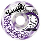 Cliche Wheels | Cliche Purple Clouds 52Mm Wheels - White Purple