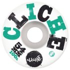 Cliche Wheels | Cliche Woodcut 54Mm Wheels - Green Black