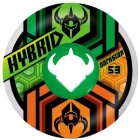 Darkstar Wheels | Darkstar Link Hybrid 53Mm Skateboard Wheels - Green Orange