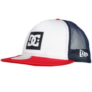 Dc Hat | Dc Trunker Trucker Cap - White Navy