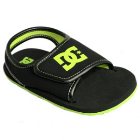Dc Sandals | Dc Kimo Toddlers Sandals - Black Soft Lime