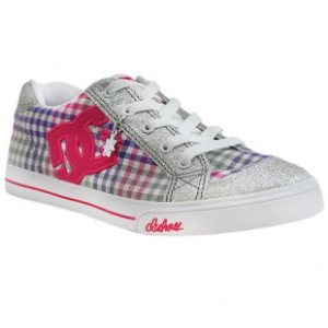 Dc Shoes | Dc Chelsea Charm Tx Youth Shoe - Silver Dark Pink