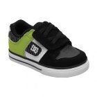 Dc Shoes | Dc Pure V Toddlers Shoes - Black White Soft Lime