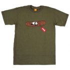 Enjoi T Shirt | Enjoi Logo Crap T Shirt - Military Green