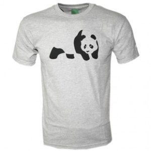 Enjoi T Shirt | Enjoi Panda T Shirt - Athletic Heather