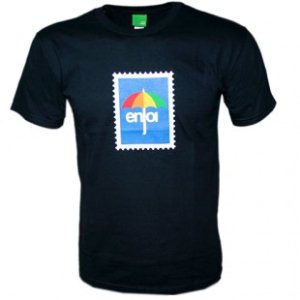 Enjoi T Shirt | Enjoi Postage T Shirt - Navy