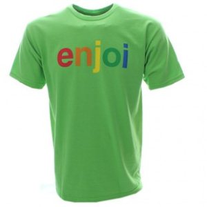 Enjoi T Shirt | Enjoi Spectrum T Shirt - Lime