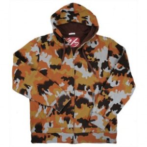 Es Hoody | Es Reversible Zip Hoodie - Brown Camo