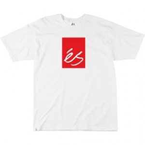 Es T Shirt | Es Mainblock 10 Ss T Shirt - White Red