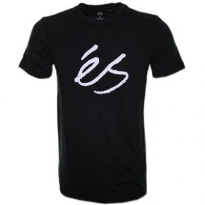 Es T Shirt | Es Script Solid Ss T Shirt - Black