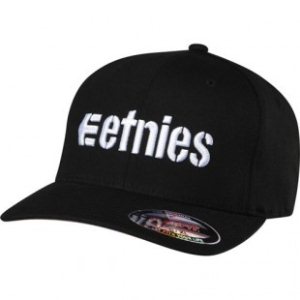 Etnies Hat | Etnies Corporate 3 Flexfit Hat - Black White
