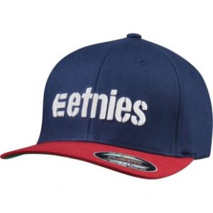 Etnies Hat | Etnies Corporate 3 Flexfit Hat - Navy Red