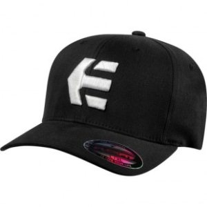 Etnies Hat | Etnies Icon 5 Flexfit Hat - Black White