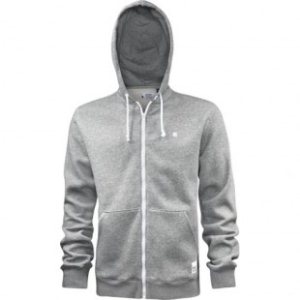 Etnies Hoody | Etnies Classic Zip Hoody - Grey Heather