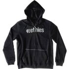 Etnies Hoody | Etnies Corporate Zip Fleece Hoody - Black Black