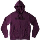 Etnies Hoody | Etnies Corporate Zip Fleece Hoody - Eggplant