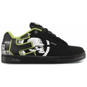 Etnies Shoe | Etnies Metal Mulisha Fader Shoe - Black Green Black