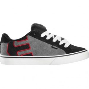 Etnies Shoes | Etnies Kids Fader Vulc Shoe - Grey Black Red