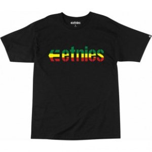 Etnies T-Shirt | Etnies Corp Pattern Fill 2 Ss T-Shirt - Black