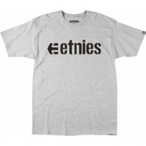 Etnies T-Shirt | Etnies Corporate 10 Ss T-Shirt - Grey Heather