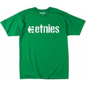 Etnies T-Shirt | Etnies Corporate 10 Ss T-Shirt - Kelly Green