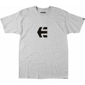 Etnies T-Shirt | Etnies Icon Mid 10 Ss T-Shirt - Grey Heather