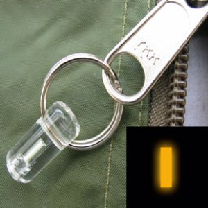 Firefly Glowrings | Firefly Bivvy Zip Pull Marker Glowring - Orange