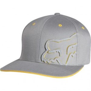 Fox Racing Cap | Fox Longo Hat - Grey Yellow