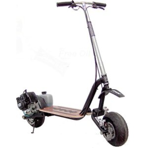 Goped Petrol Scooter | Goped Gtr Roadster - Black Silver