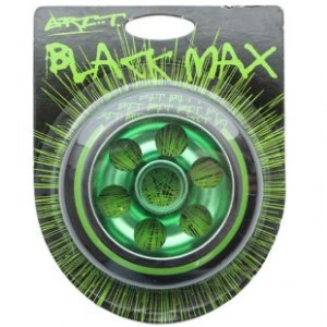 Grit Scooter Wheels | Grit Alloy Core Black Max Drilled Wheel - Green
