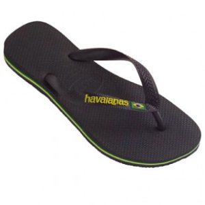 Havaianas Sandals | Havaianas Brasil Logo Flip Flops - Black