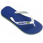Havaianas Sandals | Havaianas Brasil Logo Flip Flops - Marine Blue