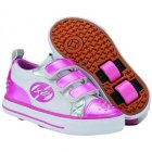Heelys Shoes | Heelys Sparkler Shoes - White Pink Silver