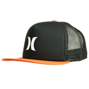 Hurley Cap | Hurley Color Block Trucker Cap - Blaze Orange