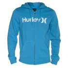 Hurley Hoody | Hurley One And Only Zip Hoody - Cyan