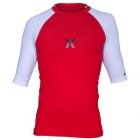 Hurley Rashguard | Hurley One And Only Ss Lycra Rashguard - Redline