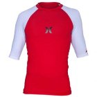 Hurley Rashguard | Hurley One And Only Ss Lycra Rashguard - Redline