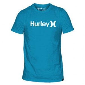 Hurley T Shirt | Hurley One And Only Brand T-Shirt - Cyan