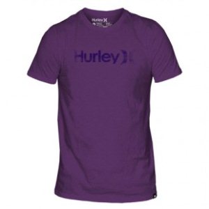 Hurley T Shirt | Hurley One And Only Color Bar T-Shirt - Heather Purple