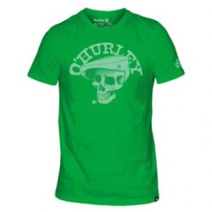 Hurley T Shirt | Hurley Paddy Skull T-Shirt - Celtic Green