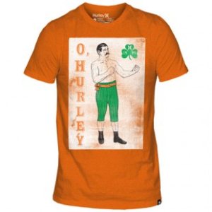 Hurley T Shirt | Hurley Pops T-Shirt - Heather Blaze Orange