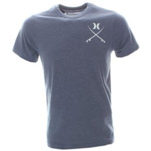Hurley T Shirt | Hurley Trade Mark T-Shirt - Heather Navy